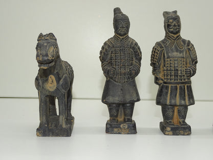 4 Miniaturen, Terracotta Leger, Xi'an China