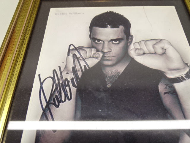 Gesigneerde Foto: Robbie Williams, Star Collection, Limited Edition