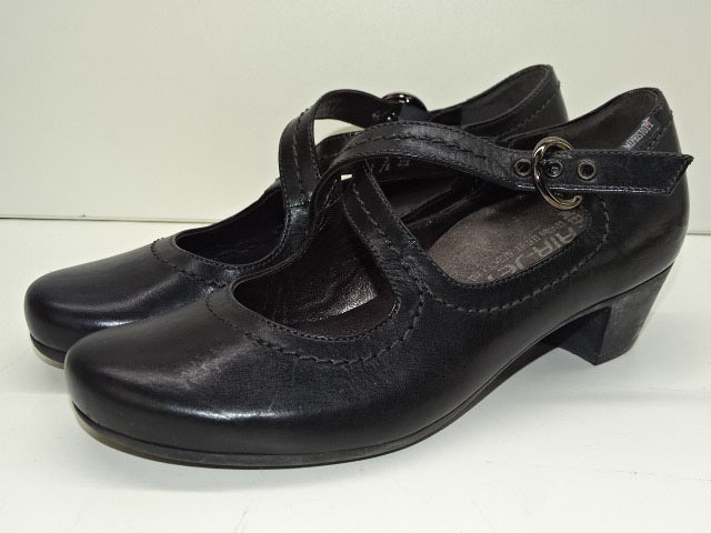 Schoenen / Pumps: Mephisto, Zwart Leder