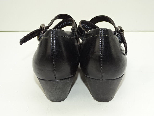 Schoenen / Pumps: Mephisto, Zwart Leder