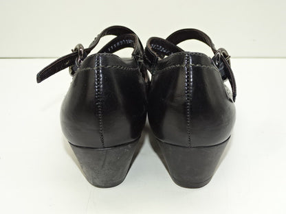 Schoenen / Pumps: Mephisto, Zwart Leder