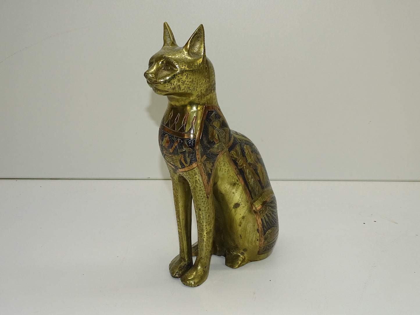 Messing Beeld: Egyptische Godin, Bastet