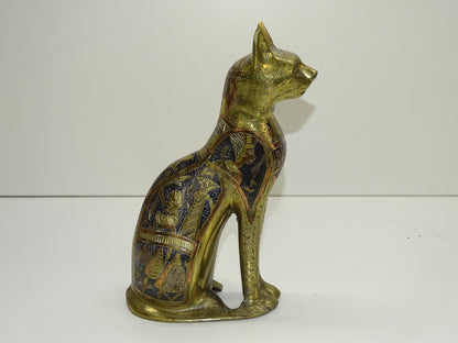 Messing Beeld: Egyptische Godin, Bastet