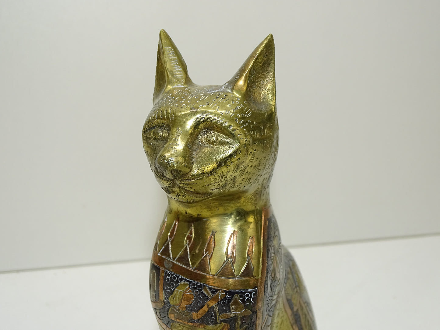 Messing Beeld: Egyptische Godin, Bastet