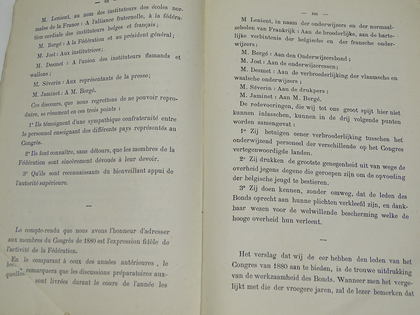 Boek: Verslag Der Zittingen Van Het Congres, Algemeene Belgische Onderwijzersbond, 1880