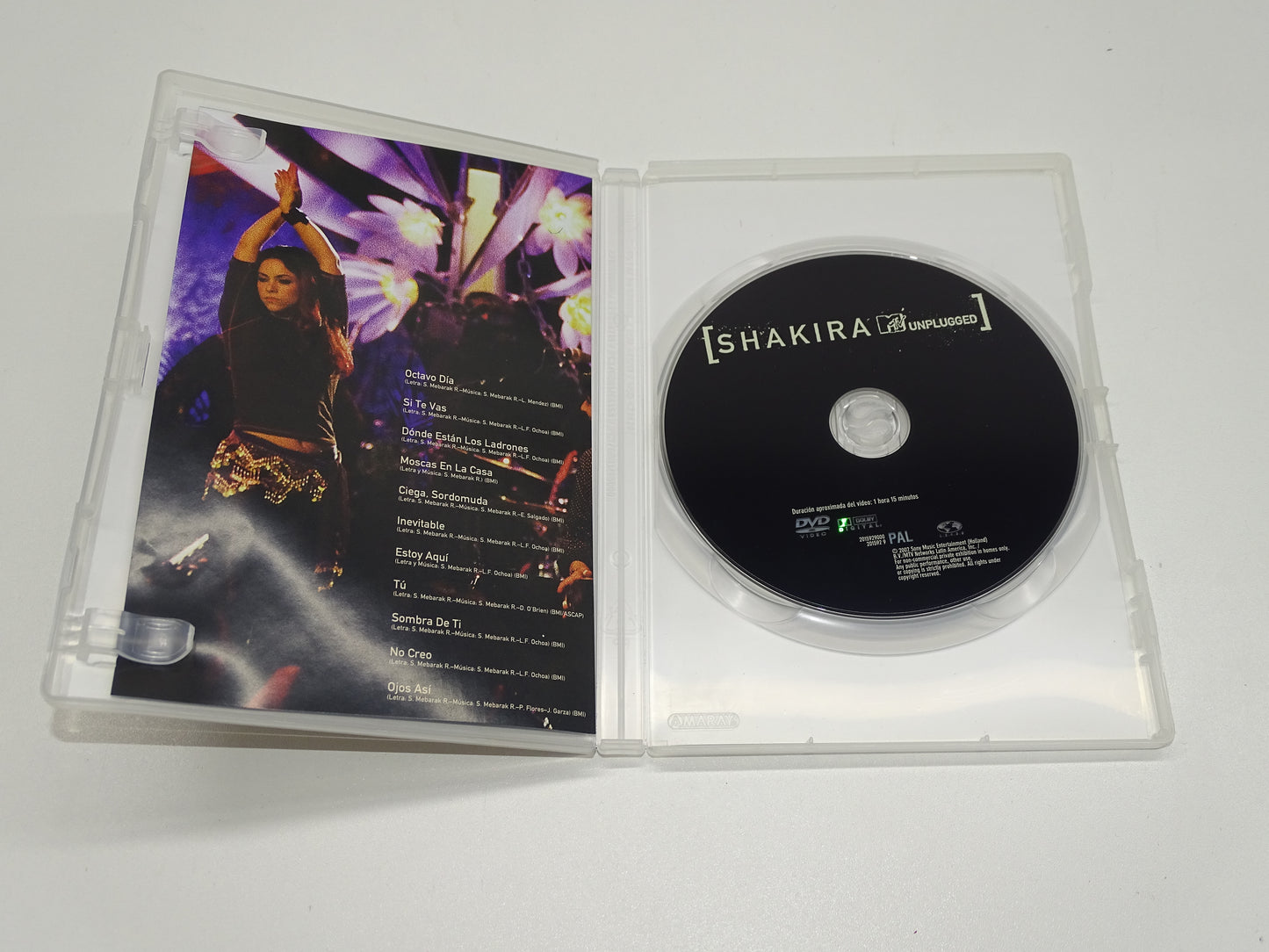 DVD: Shakira, MTV Unplugged, 2002