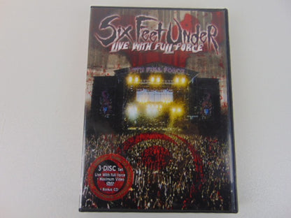 Dubbel DVD + CD, Six Feet Under: Live With Full Force, 2004