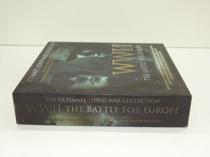 Dvd-box + Boek: WWII The Battle For Europe, The Ultimate 12 DVD War Collection,