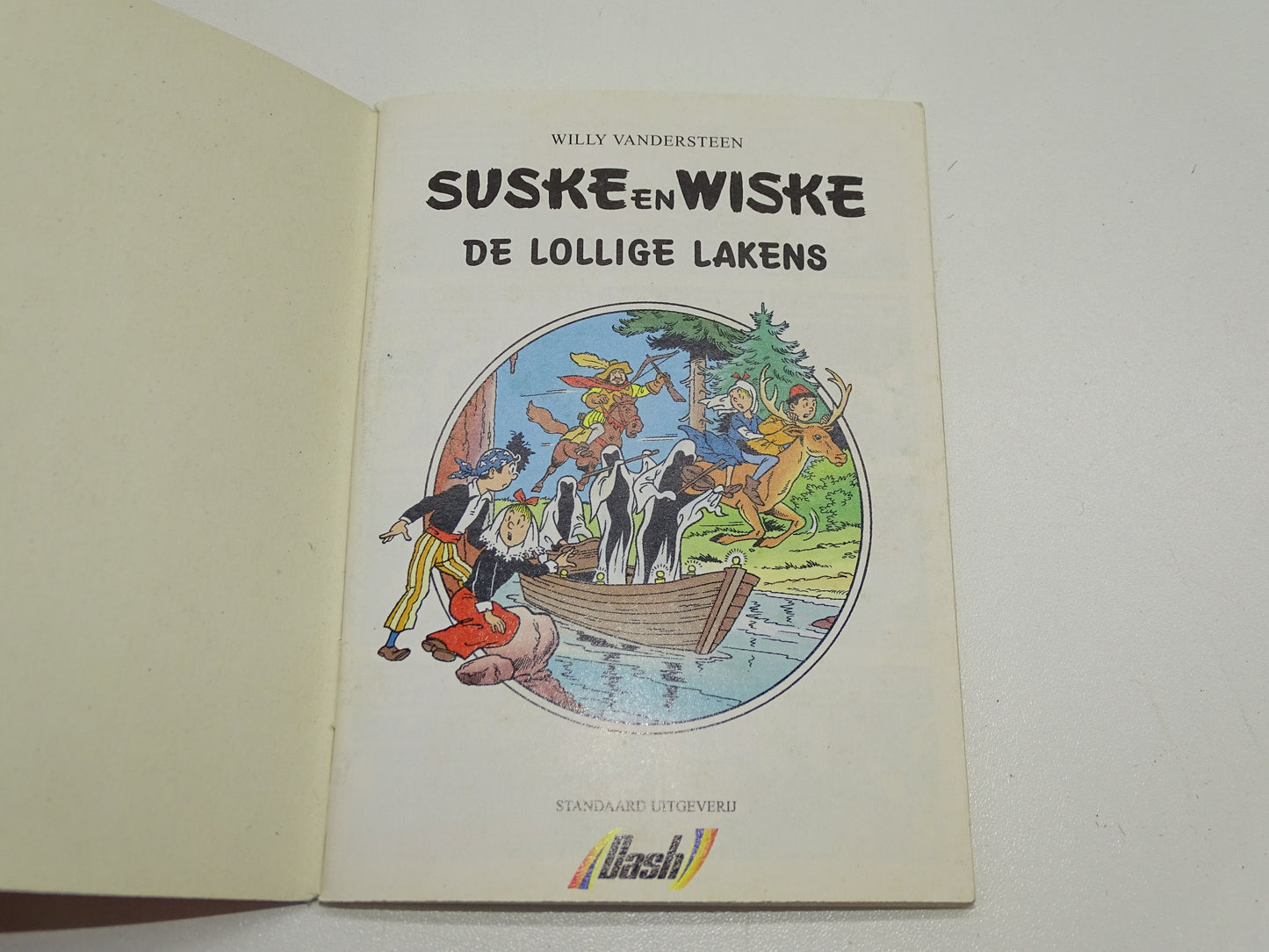 Strip: Suske En Wiske, De Lollige Lakens, Dash, 2002