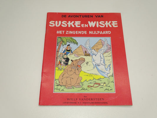 Strip: Suske en Wiske, Het Zingende Nijlpaard, Originele Krantenreeks