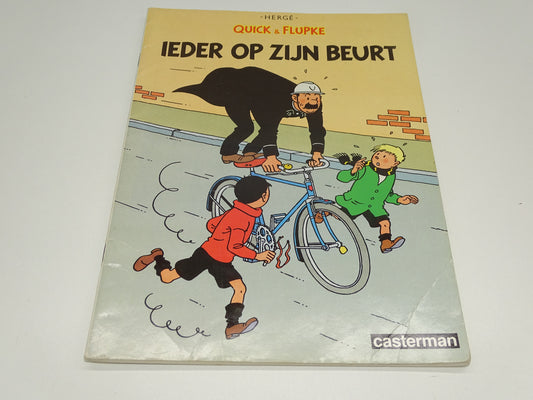 Strip: Quick & Flupke, Ieder Op Zijn Beurt, Jacques, 1986