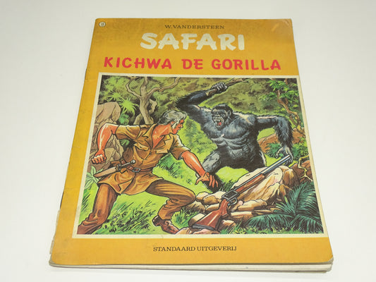 Strip: Safari, Kichwa De Gorilla, Willy Vandersteen, 1973