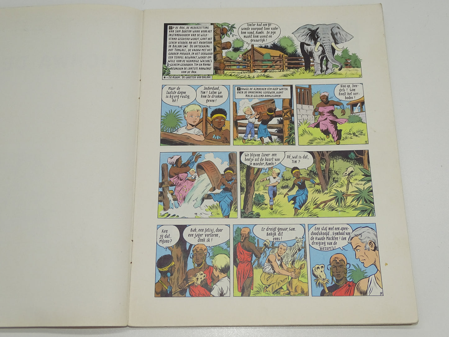 Strip: Safari, Kichwa De Gorilla, Willy Vandersteen, 1973