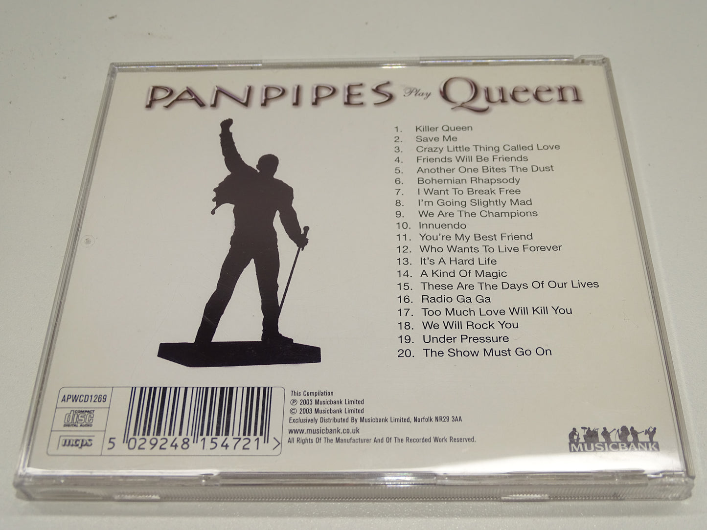 CD: Panpipes Play Queen, 2003