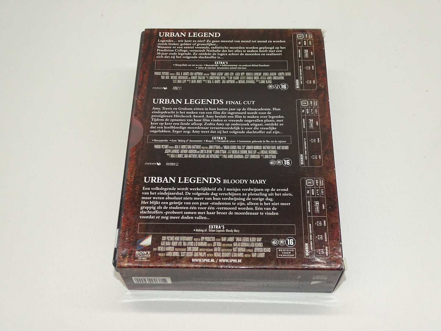 DVD Box: Urban Legends, 1998-2005