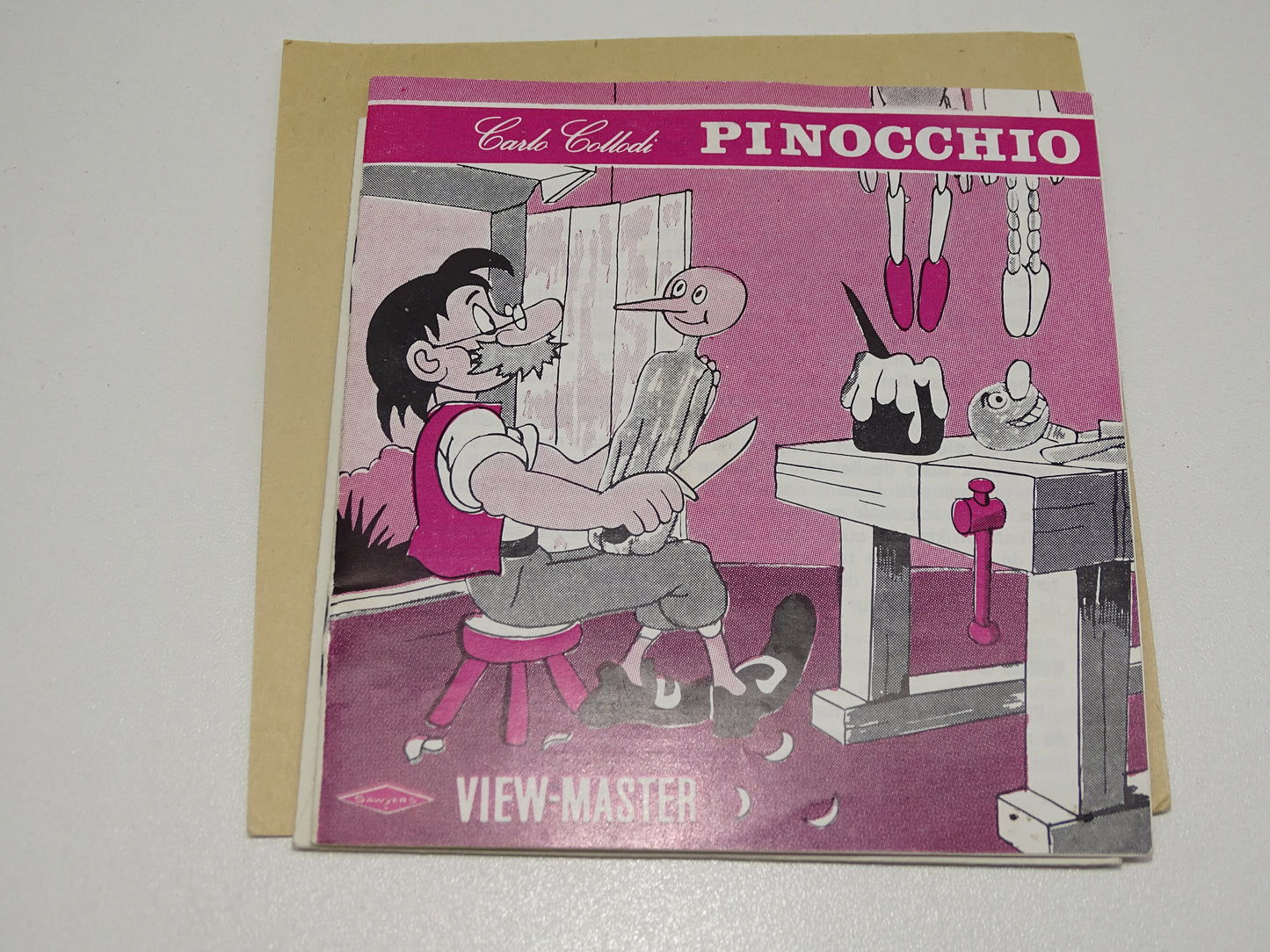 View-Master Schijven: Pinocchio, Carlo Collodi, 1959