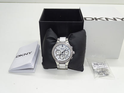 Horloge: DKNY Ceramic, Chronograaf, DKNY8181