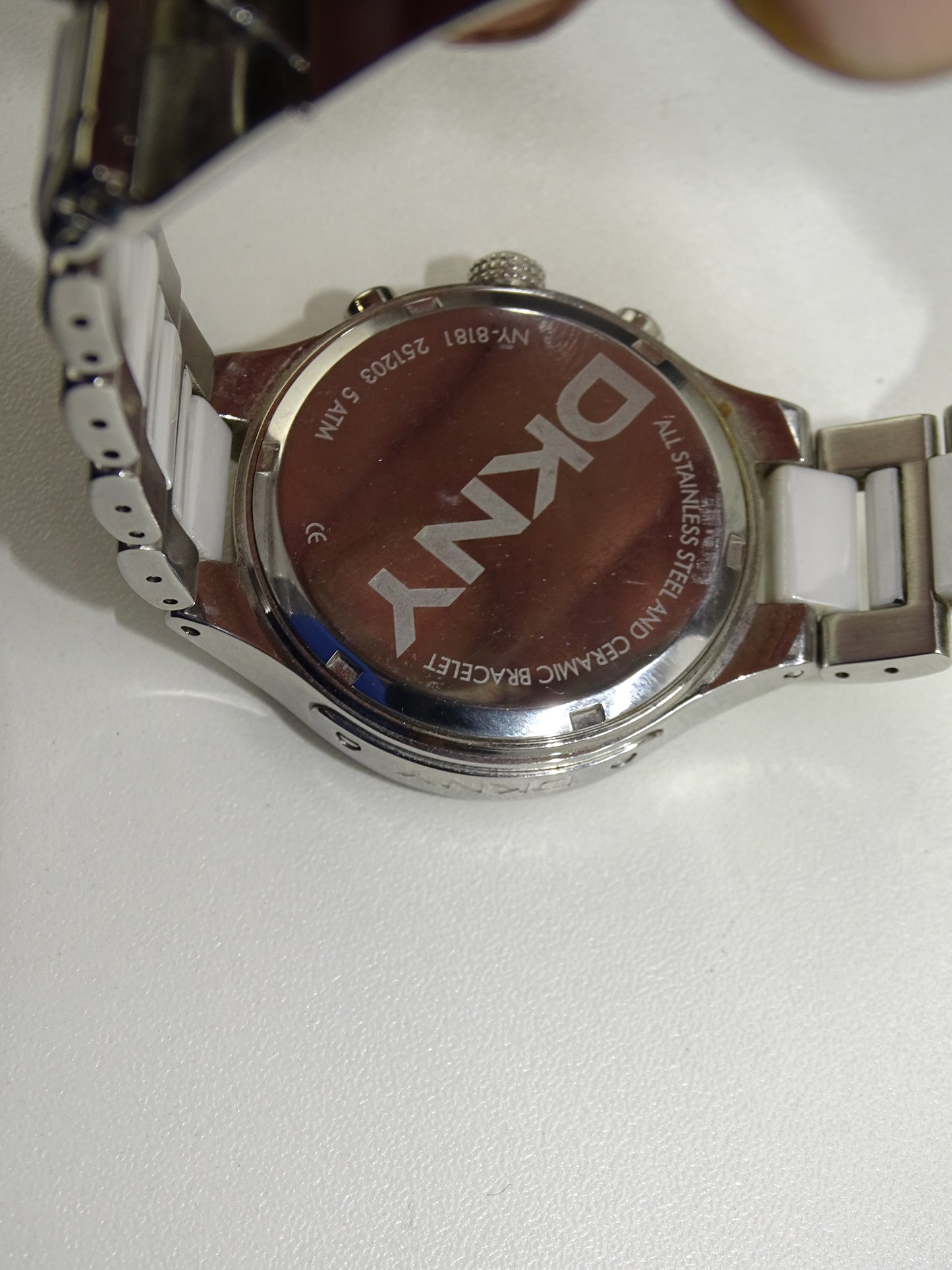 Horloge: DKNY Ceramic, Chronograaf, DKNY8181