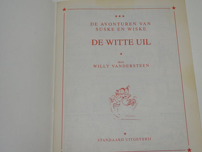 Strip, Suske En Wiske: De Witte Uil, Twee Kleuren Reeks, 1994