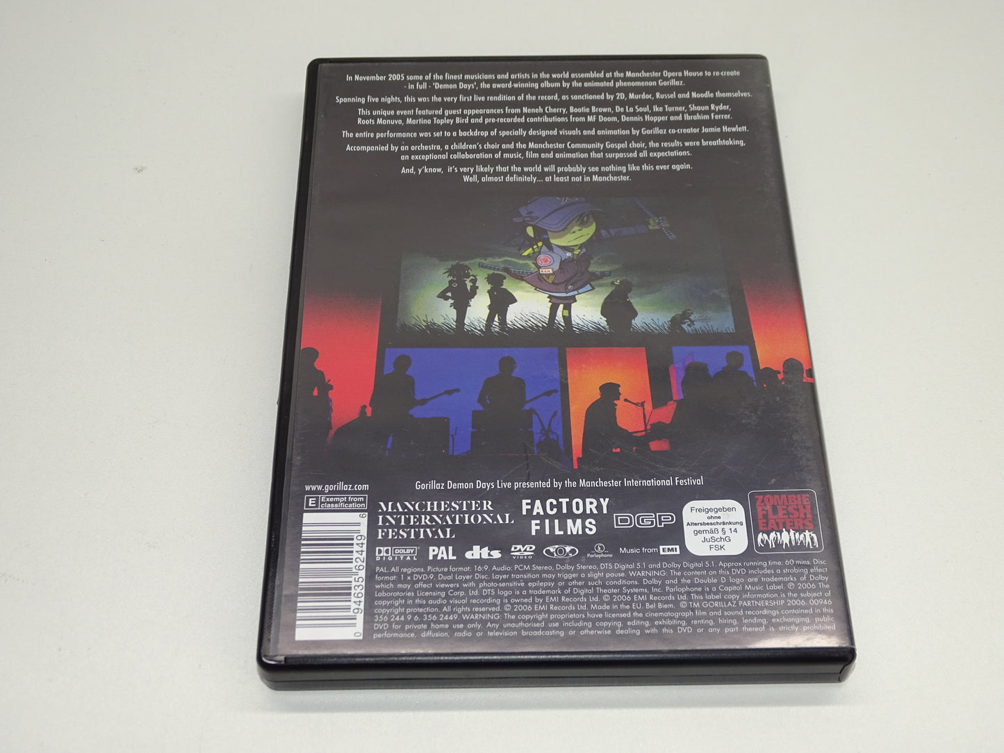 DVD, Gorillaz: Demon Days Live, 2005