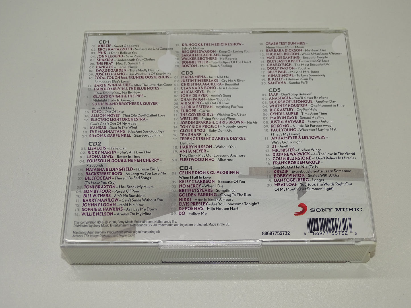 5 x CD: Knuffel Rock, Top 100, 2010