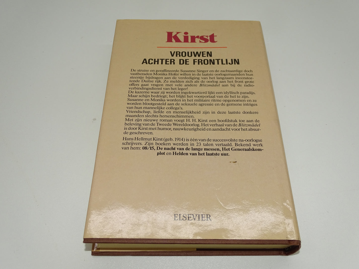 Boek: Vrouwen Achter De Frontlijn, 1986