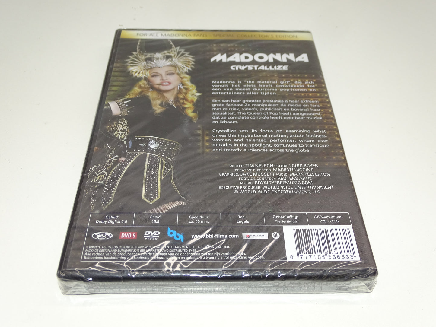 Nieuwe DVD, Madonna: Crystallize, Special Collector's Edition, 2012