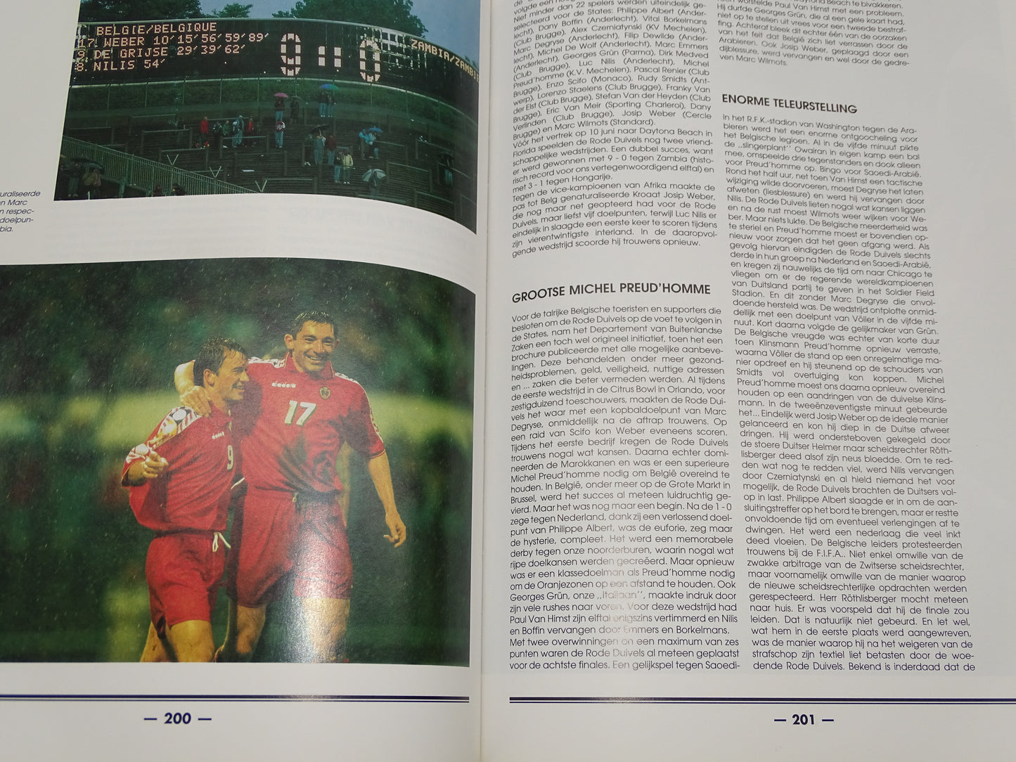 Boek: 100 Jaar Voetbal In België, Bob Deps, Henry Guldemont, 1995