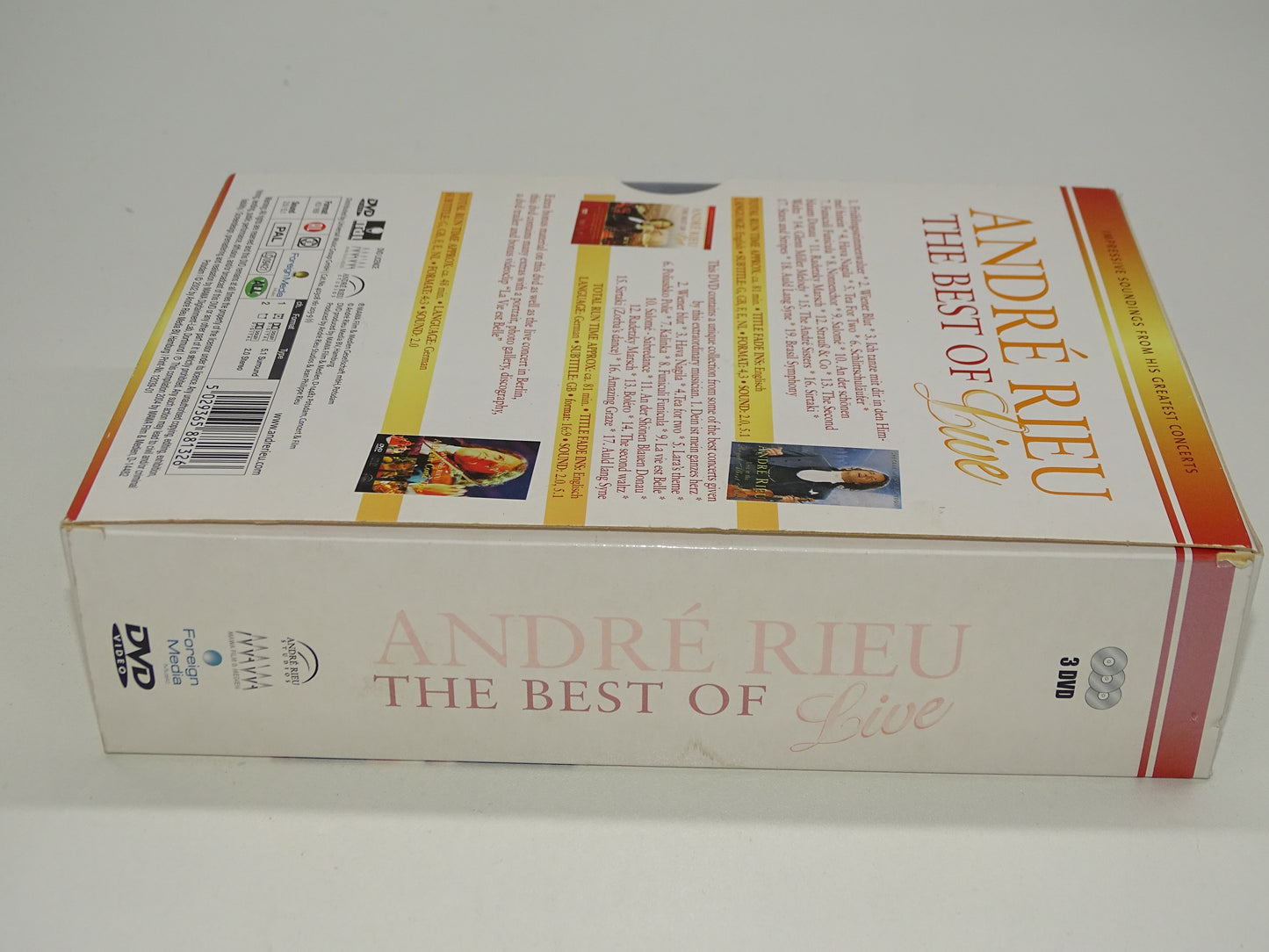 3 x DVD Box, André Rieu: The Best Of Live, 2002