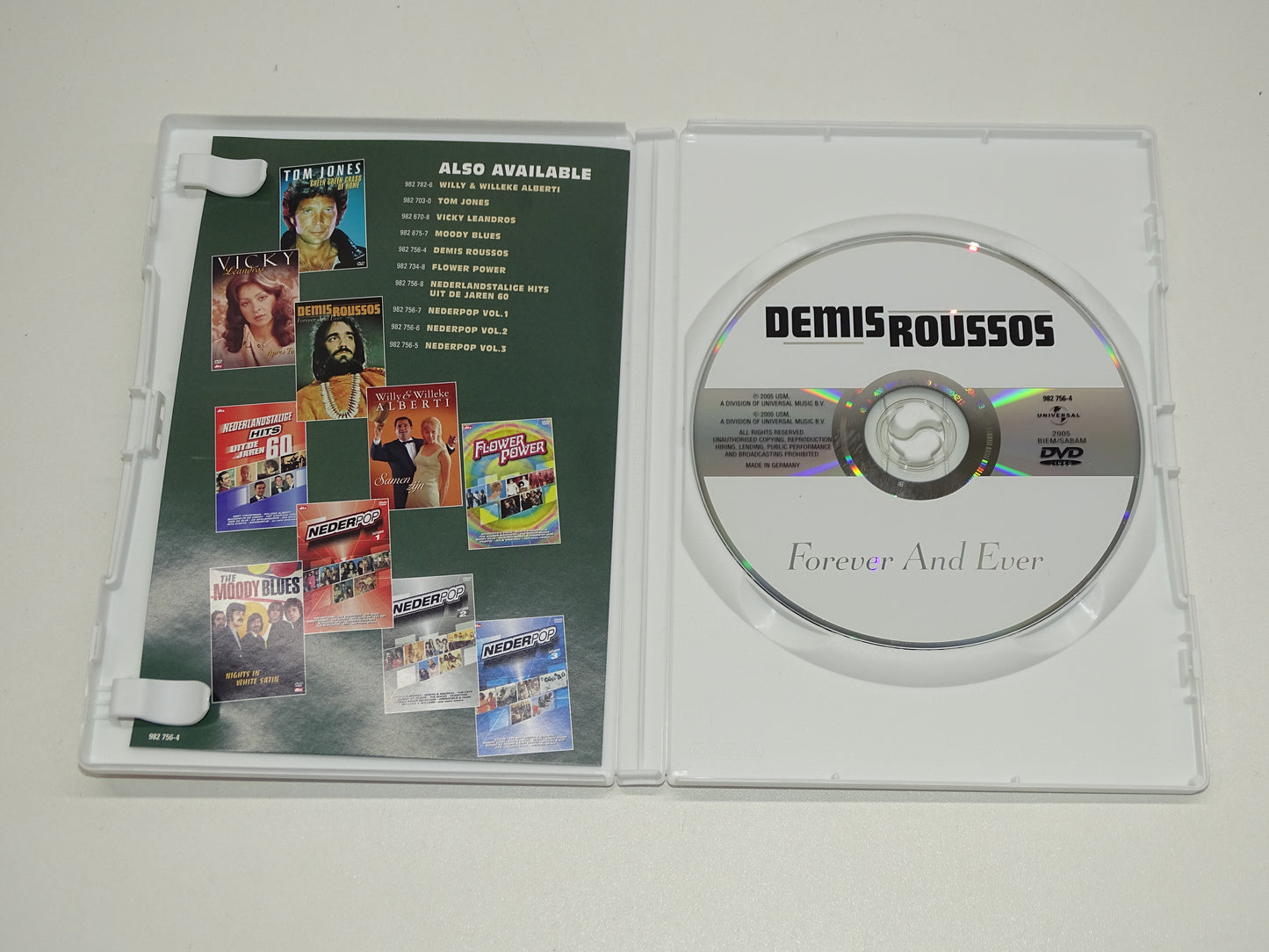 DVD, Demis Roussos: Forever And Ever, 2005