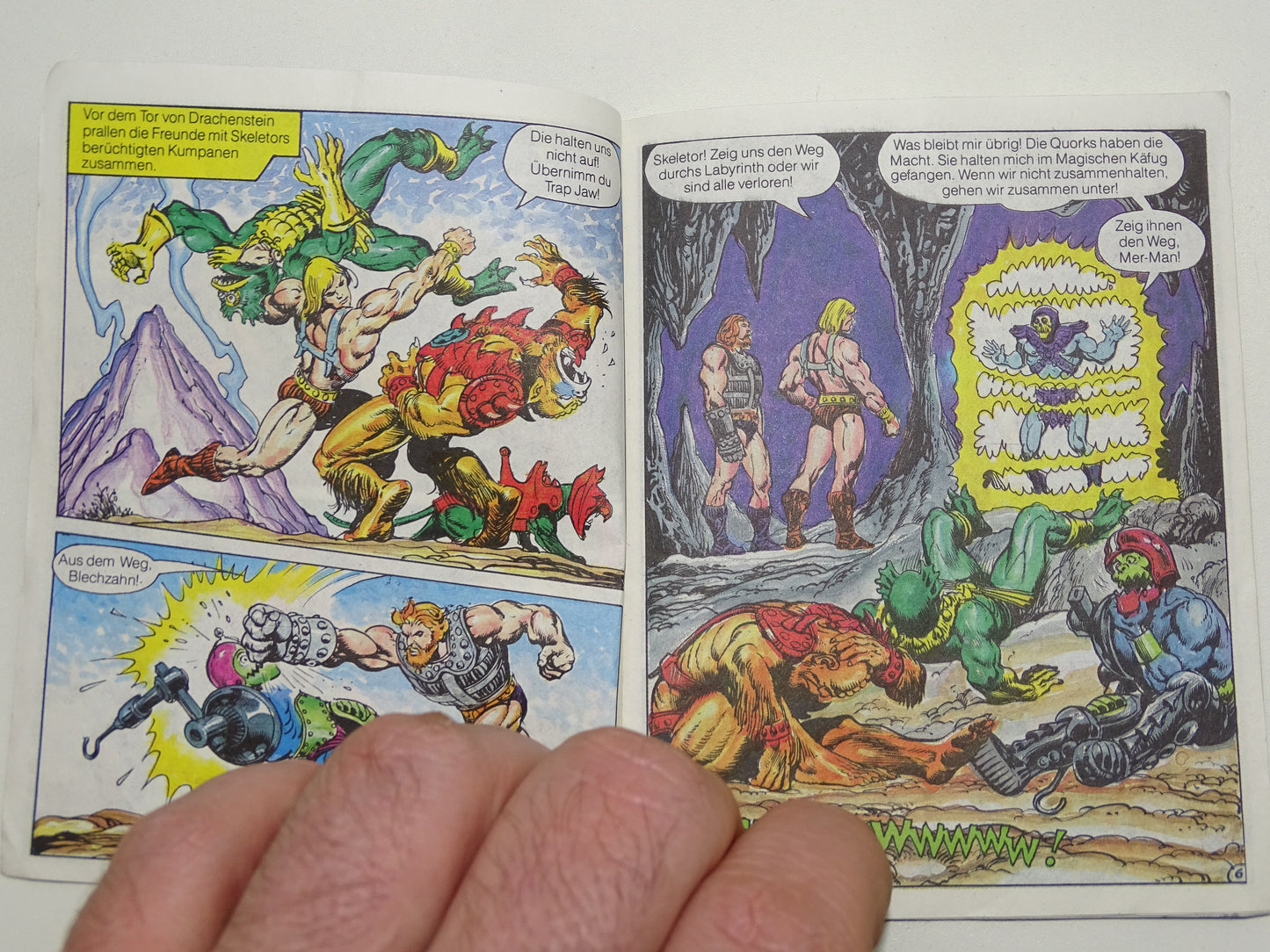 6 Strips: He-Man, Masters Of The Universe, 1983 - 1987