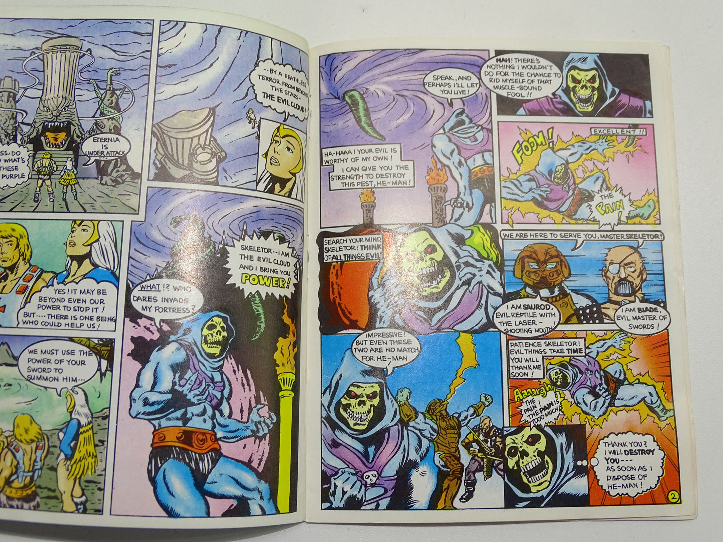 6 Strips: He-Man, Masters Of The Universe, 1983 - 1987