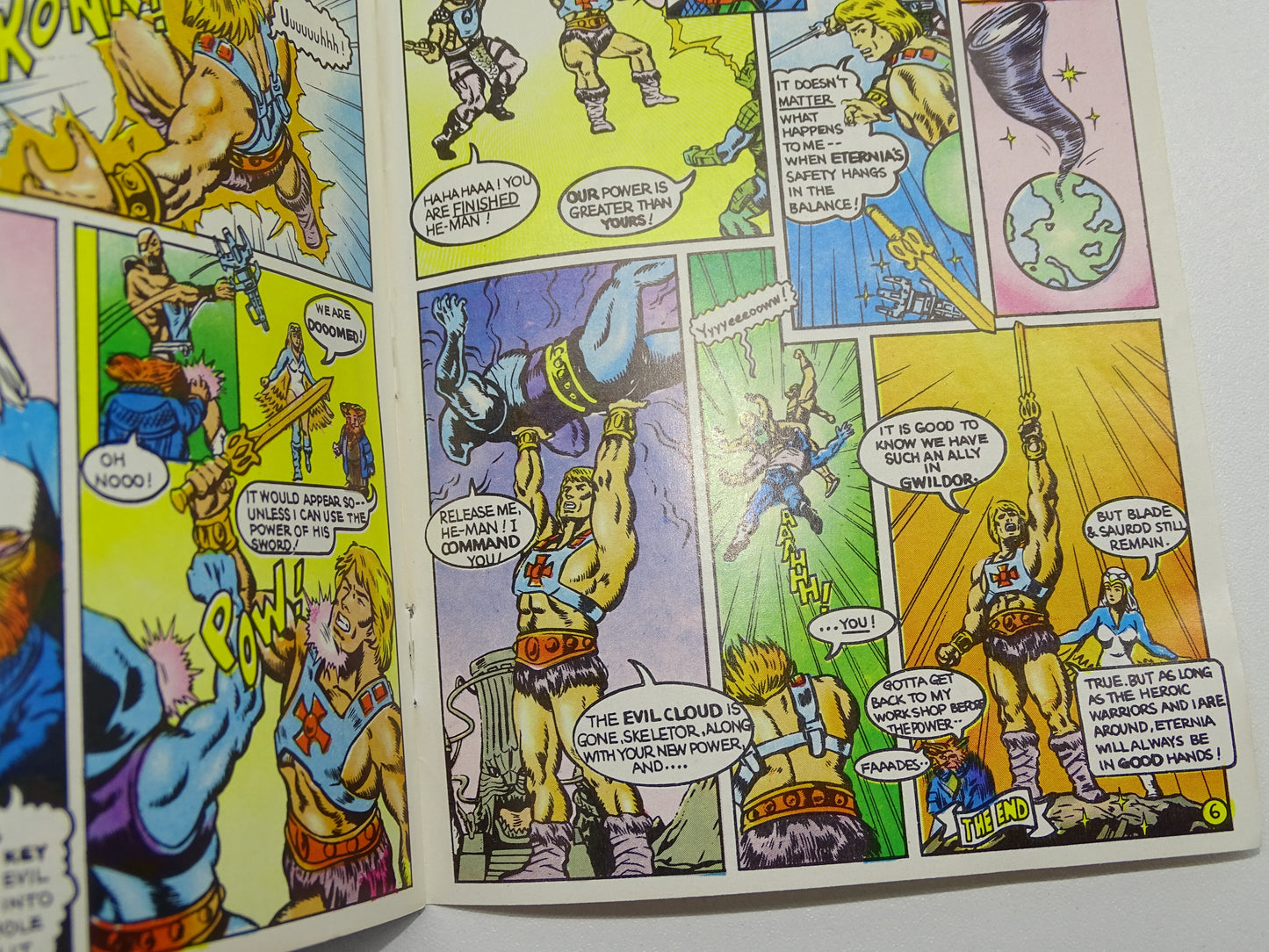 6 Strips: He-Man, Masters Of The Universe, 1983 - 1987