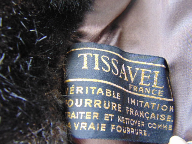 Lange jas: Tissavel, France, zwartbruin