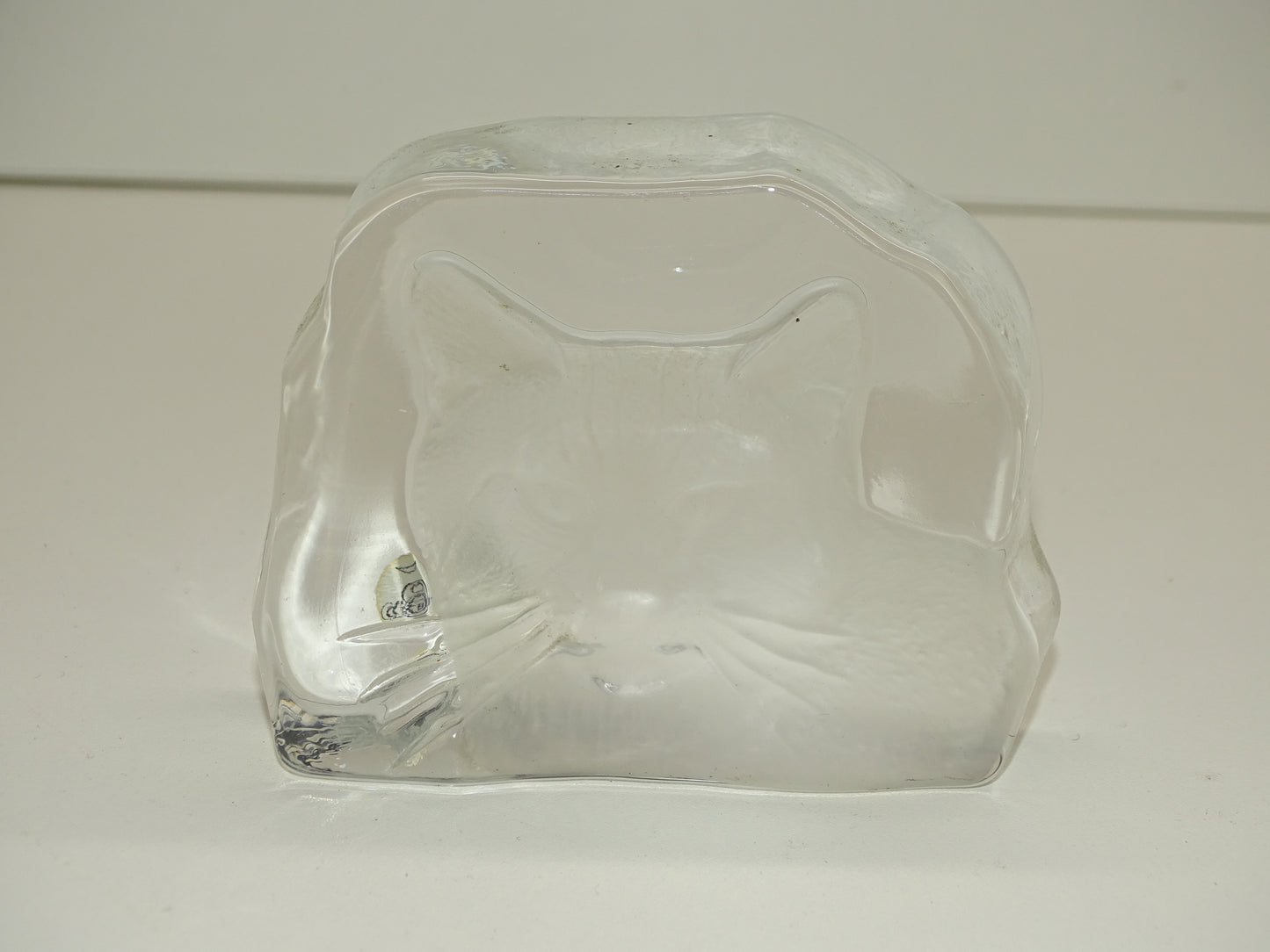 Beeld: Kristallen Kat Sculptuur, Crystal D'Arques, France