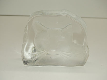 Beeld: Kristallen Kat Sculptuur, Crystal D'Arques, France