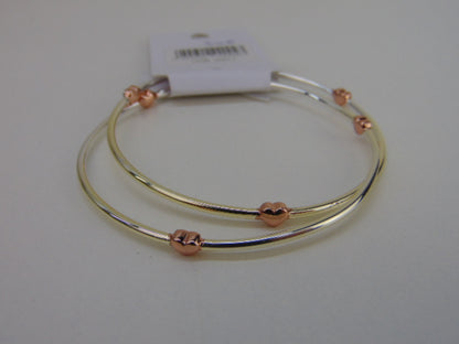 2 Armbanden: Joma Jewellery, Rosé Hartjes
