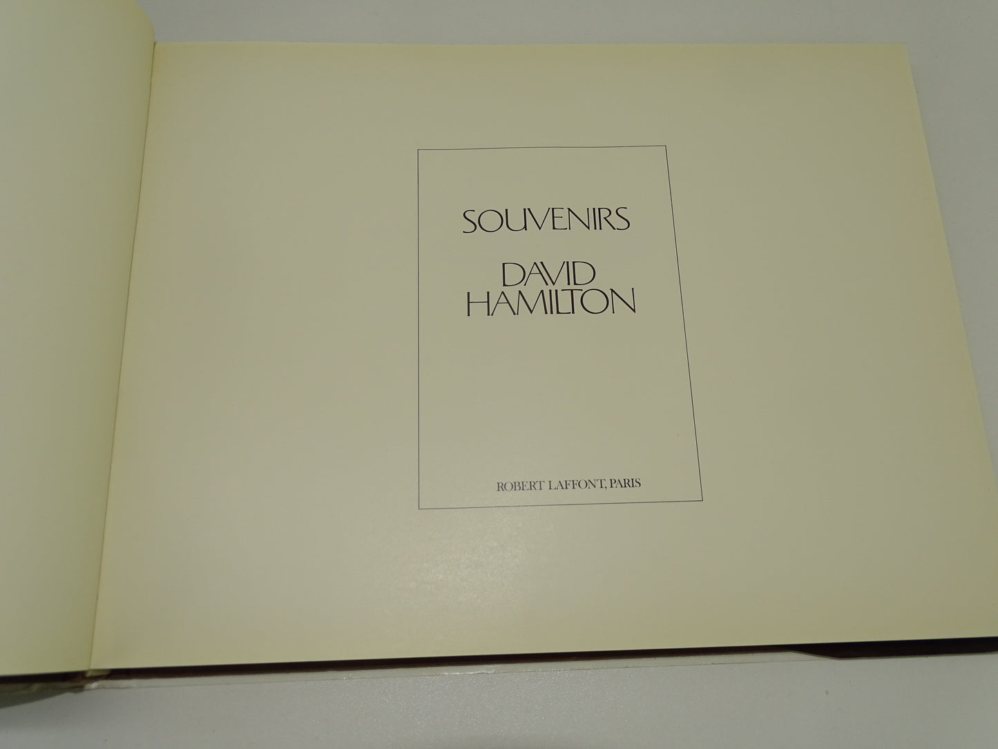 Boek: David Hamilton, Souvenirs, 1974