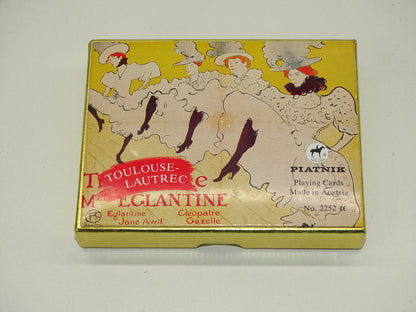 2 x Speelkaarten: Toulouse Lautrec, Piatnik, Made in Austria