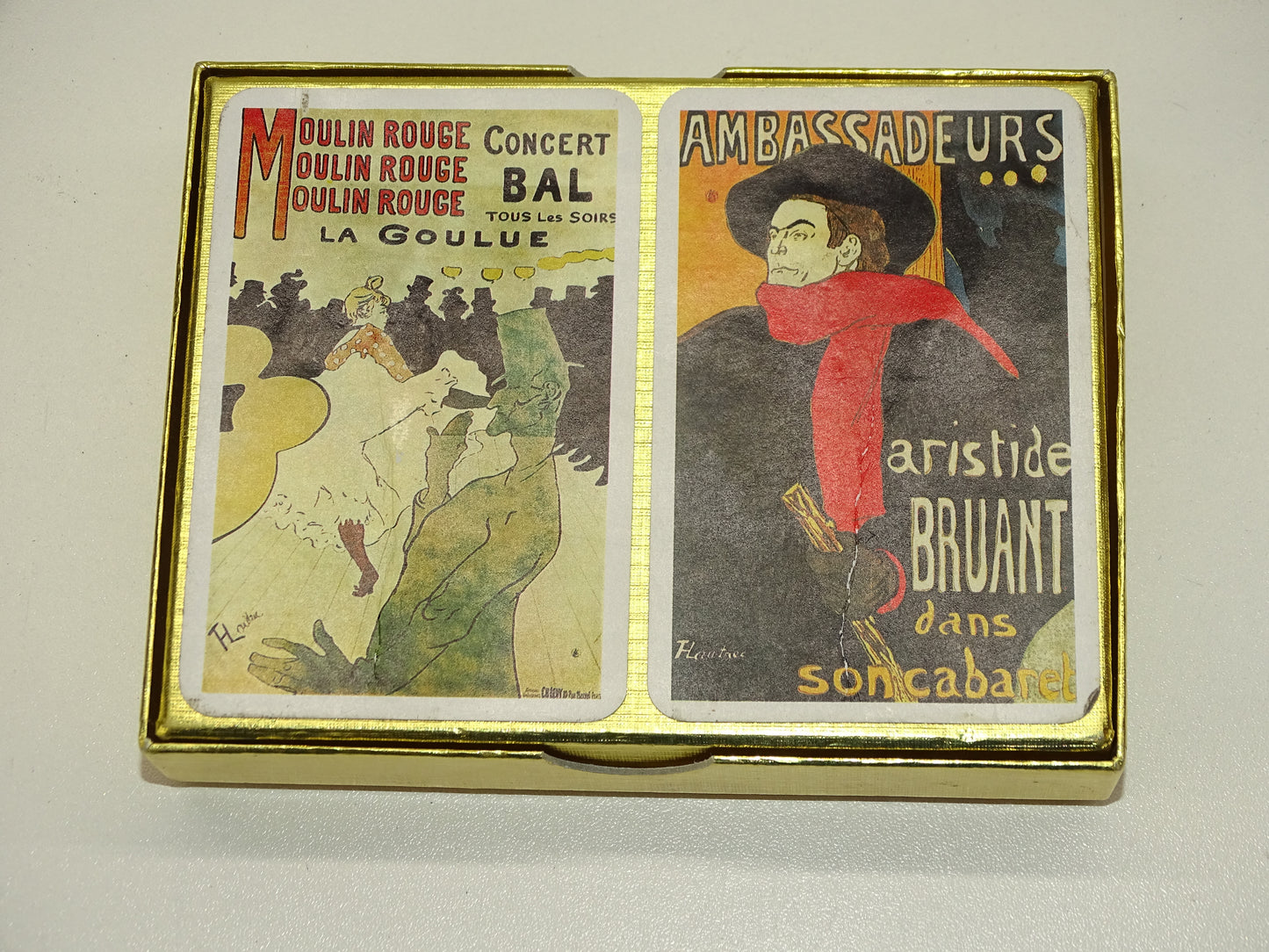 2 x Speelkaarten: Toulouse Lautrec, Piatnik, Made in Austria