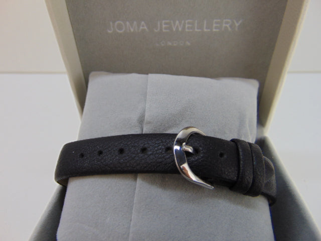 Nieuwe Horloge: Joma Jewellery London, Katie Loxton (zwart/ zilver plaat)