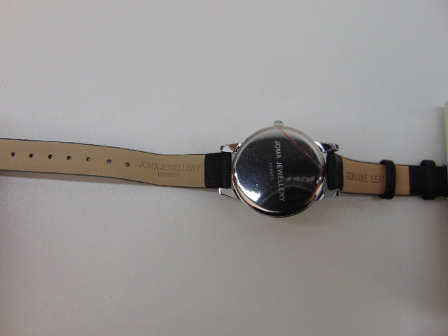 Nieuwe Horloge: Joma Jewellery London, Katie Loxton (zwart/ zilver plaat)