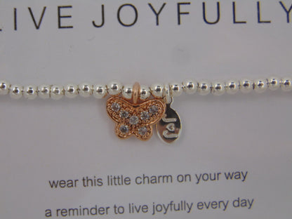 Nieuwe Armband: A Little Live Joyfully,  Joma Jewellery, London