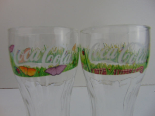 6 Glazen: Coca-Cola, zomerglazen