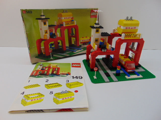 Retro Lego: Shell, Brandstofraffinaderij, 149, 1976