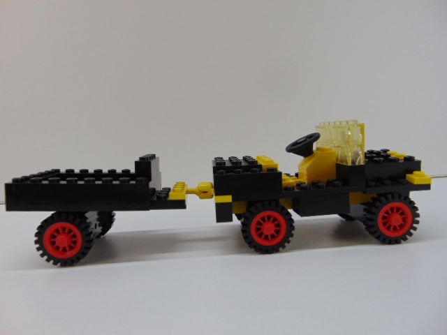 Retro Lego: Jeep met Aanhangwagen, 385, 1976