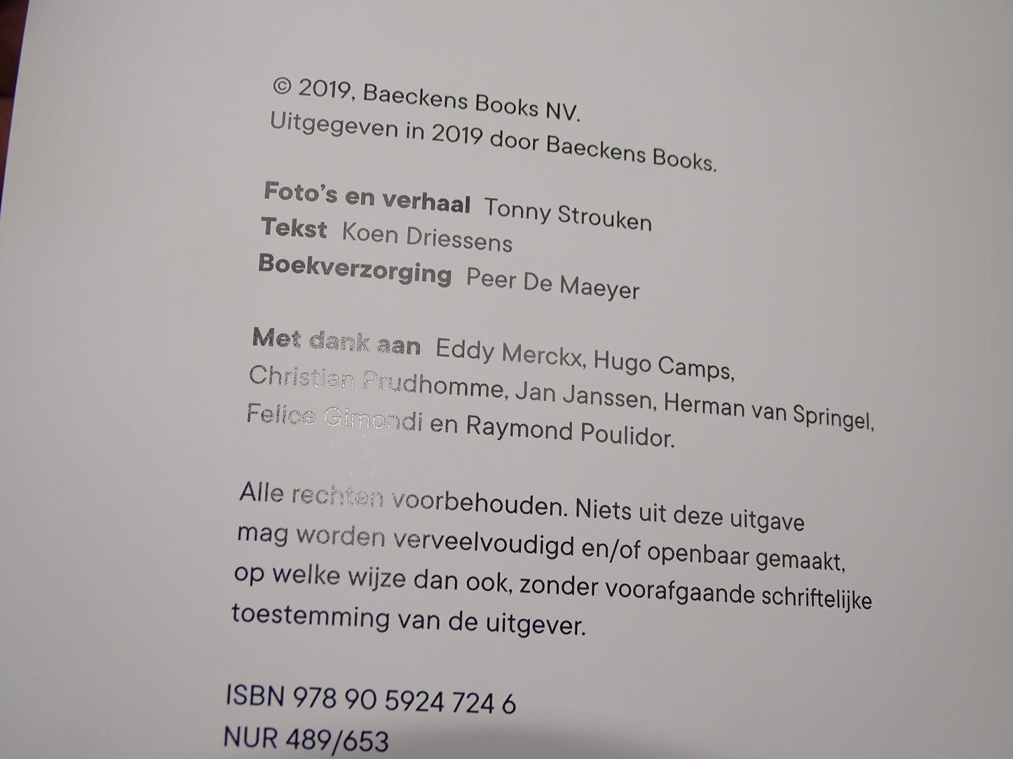 Boek: 50 Jaar Eddy Merckx, Jubileum Van Een Tourlegende, 2019