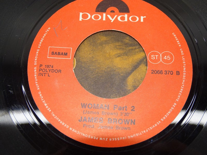 Single, James Brown: Woman, Part 1 & Part 2, 1974
