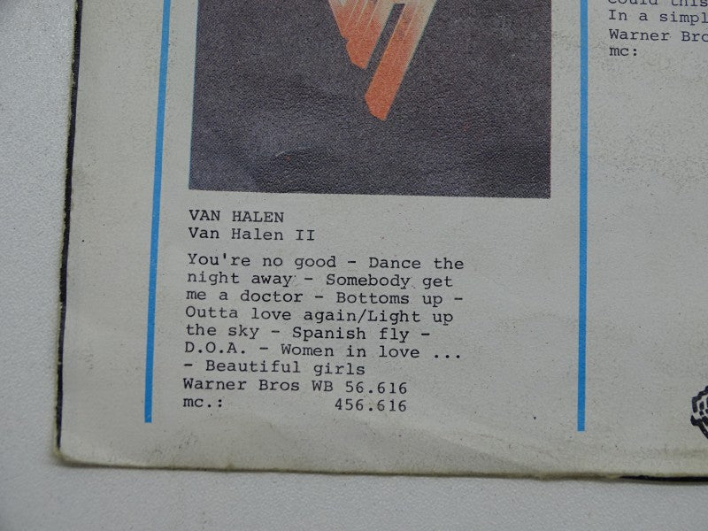 Single, Van Halen: Runnin' With The Devil, 1978