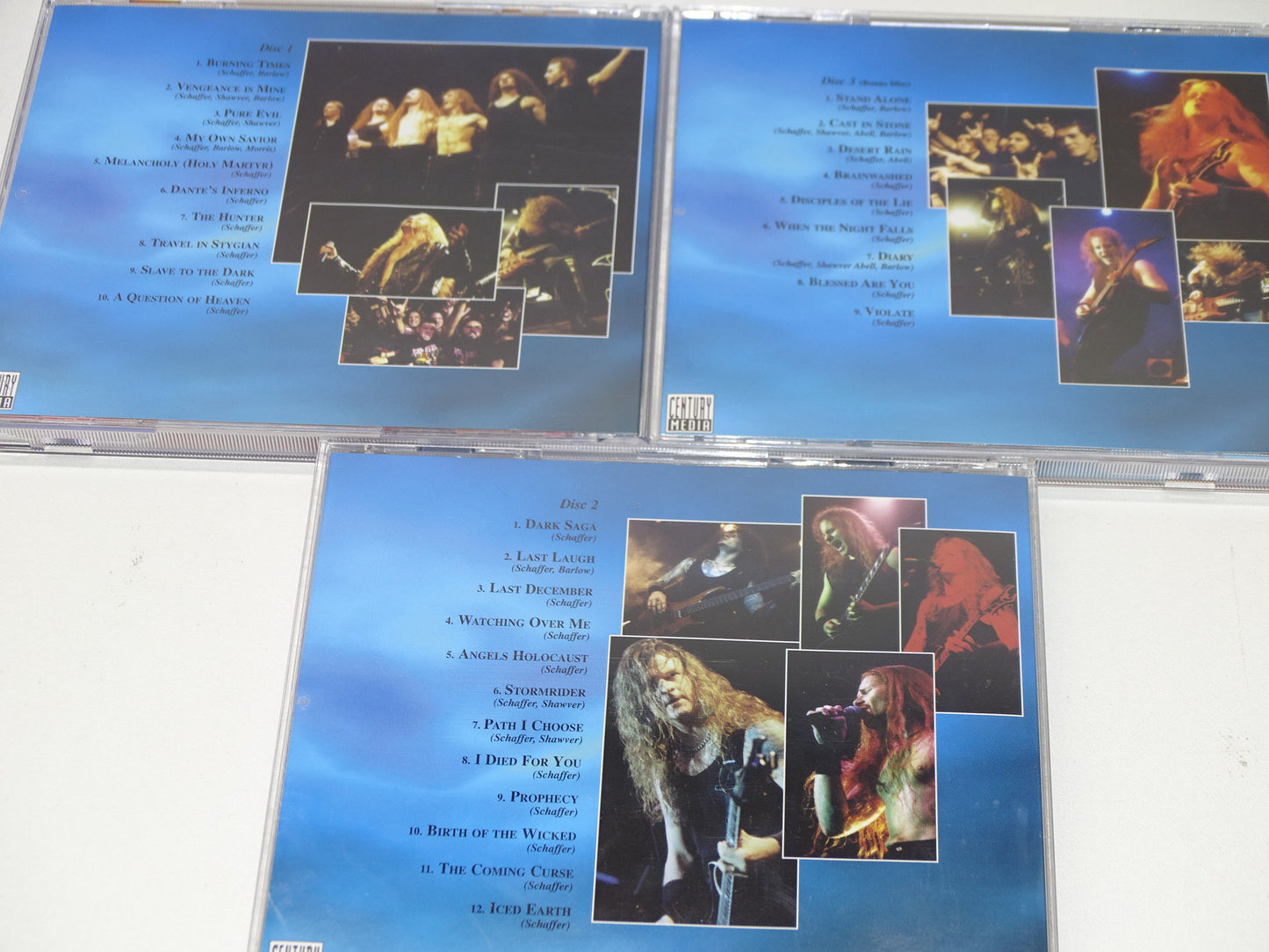 3 x CD, Iced Earth: Alive in Athens, 1999